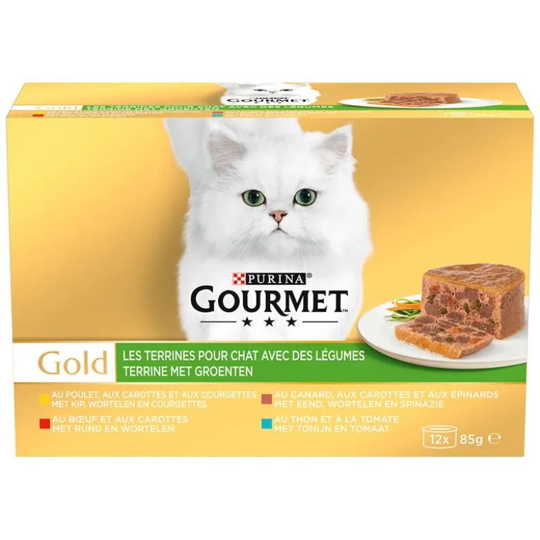 Økonomipakke: 24 x 85 g Gourmet Gold Terrine