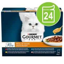 Økonomipakke: 24 x 85 g Gourmet Perle Blandet udvalg