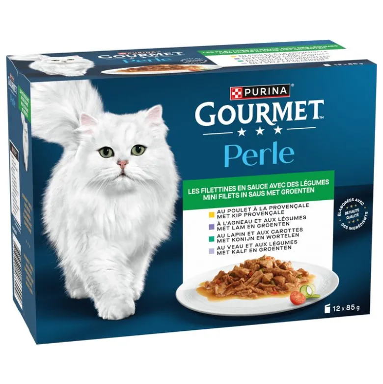 Økonomipakke: 24 x 85 g Gourmet Perle Blandet udvalg