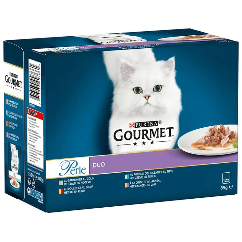 Økonomipakke: 24 x 85 g Gourmet Perle Blandet udvalg