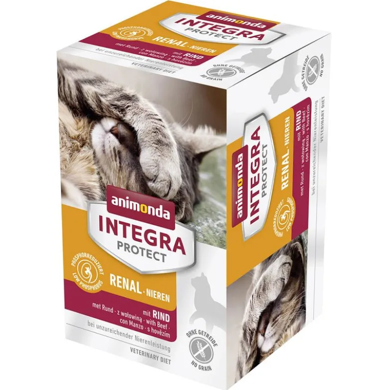 Økonomipakke: 24 x 100 g Integra Protect Adult Renal bakke