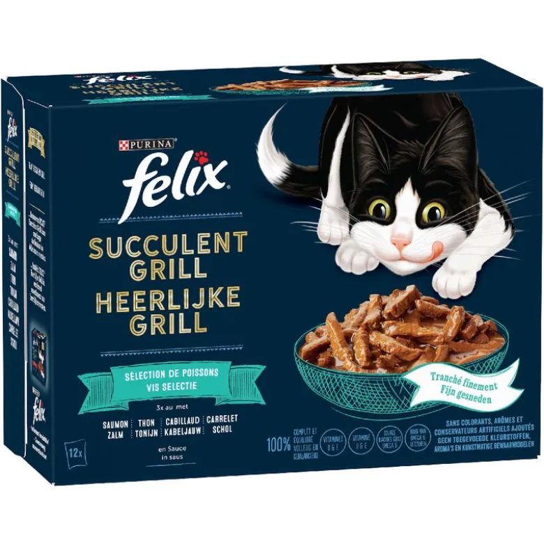 Økonomipakke: 24 x 80 g Latz Tasty Shreds portionspose