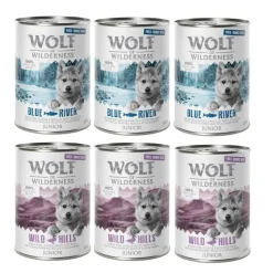 Økonomipakke: 24 x 400 g Little Wolf of Wilderness - Duo-Protein