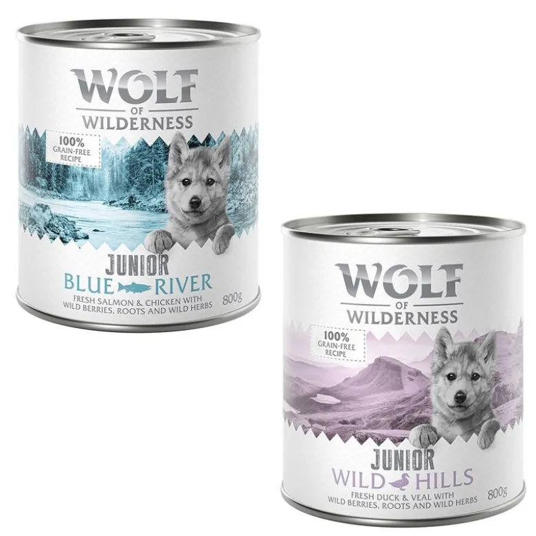 Økonomipakke: 24 x 800 g Little Wolf of Wilderness