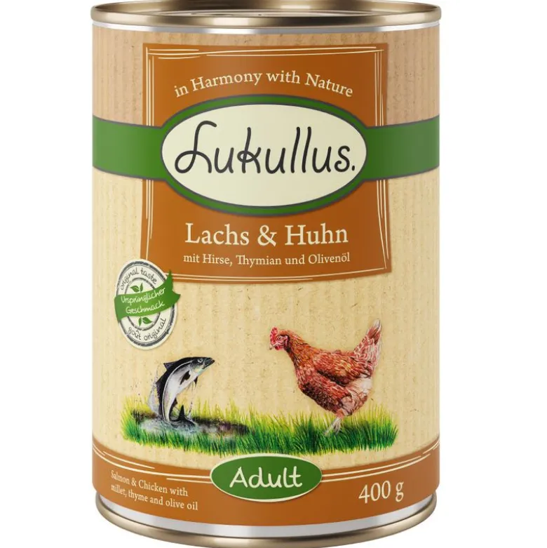 Økonomipakke: 24 x 400 g Lukullus Adult