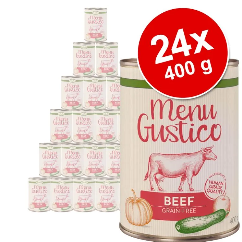 Økonomipakke: 24 x 400 g Lukullus "Menu Gustico"