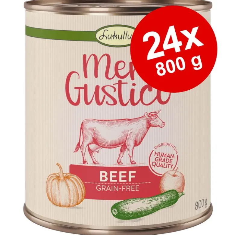 Økonomipakke: 24 x 800 g Lukullus "Menu Gustico"