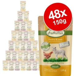Økonomipakke: 48 x 150 g Lukullus Naturkost Mini portionsposer