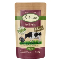 Økonomipakke: 48 x 150 g Lukullus Naturkost Mini portionsposer