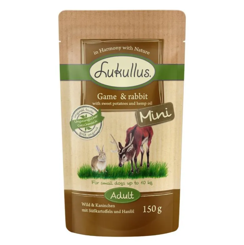 Økonomipakke: 48 x 150 g Lukullus Naturkost Mini portionsposer
