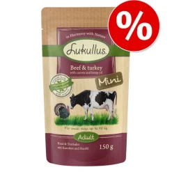 Økonomipakke: 24 x 150 g Lukullus Naturkost Mini portionsposer