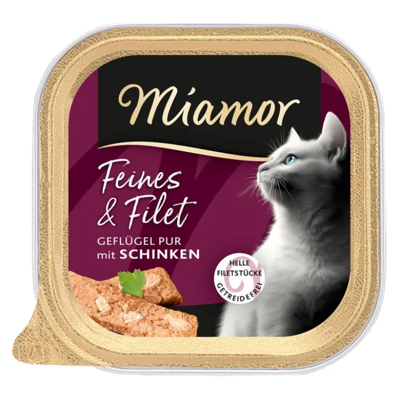 Økonomipakke: 32 x 100 g Miamor Feine & Filet