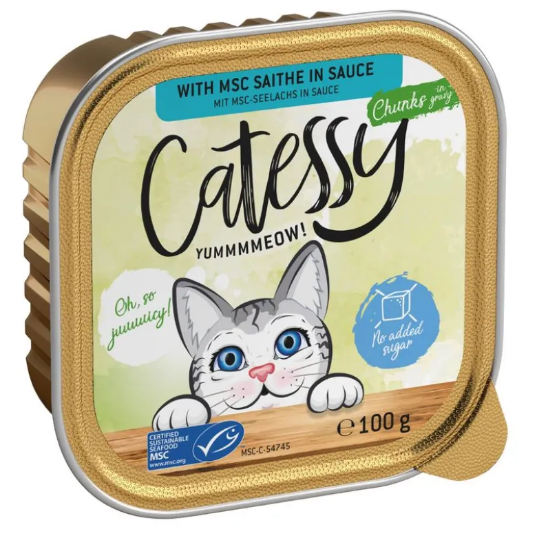 Økonomipakke: 64 x 100 g Mix-pakke Catessy bakker