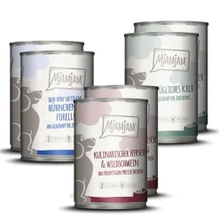 Økonomipakke: 24 x 400 g MjAMjAM Adult Hund