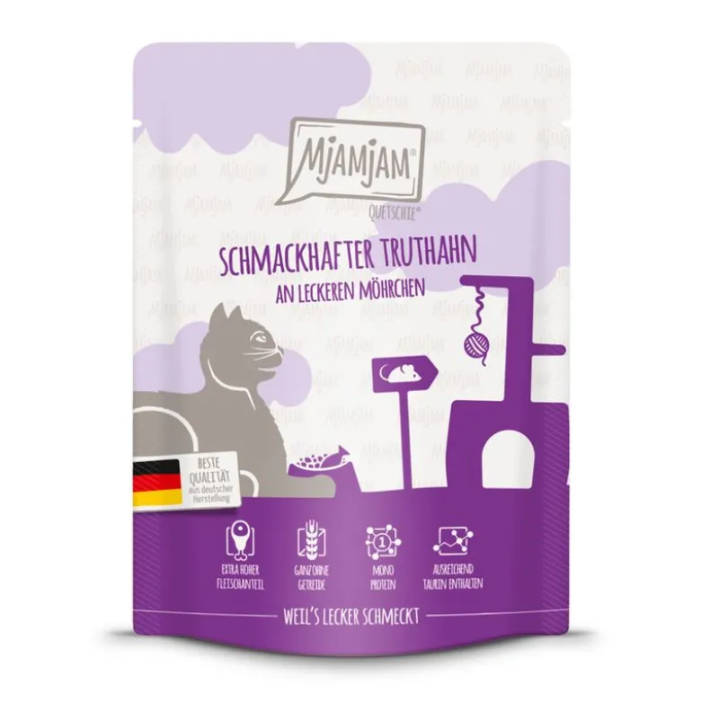 Økonomipakke: 24 x 300 g MjAMjAM Squeeze