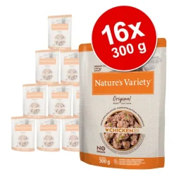Økonomipakke: 16 x 300 g Nature's Variety Original Paté No Grain M/L Adult