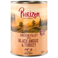 Økonomipakke: 24 x 400 g Purizon Adult
