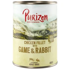 Økonomipakke: 24 x 400 g Purizon Adult