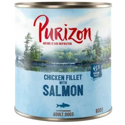 Økonomipakke: 24 x 800 g Purizon Adult