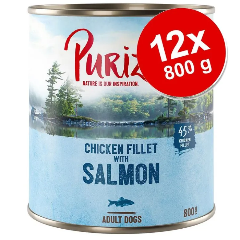 Økonomipakke: 12 x 800 g Purizon Adult