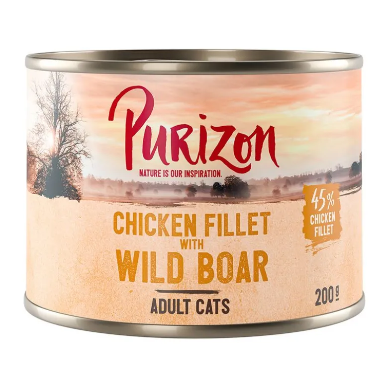 Økonomipakke: 24 x 200 g Purizon Adult
