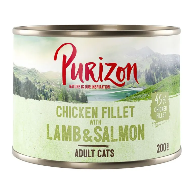 Økonomipakke: 24 x 200 g Purizon Adult