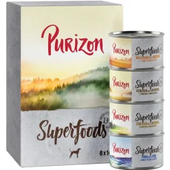 Økonomipakke: 24 x 140 g Purizon Superfoods