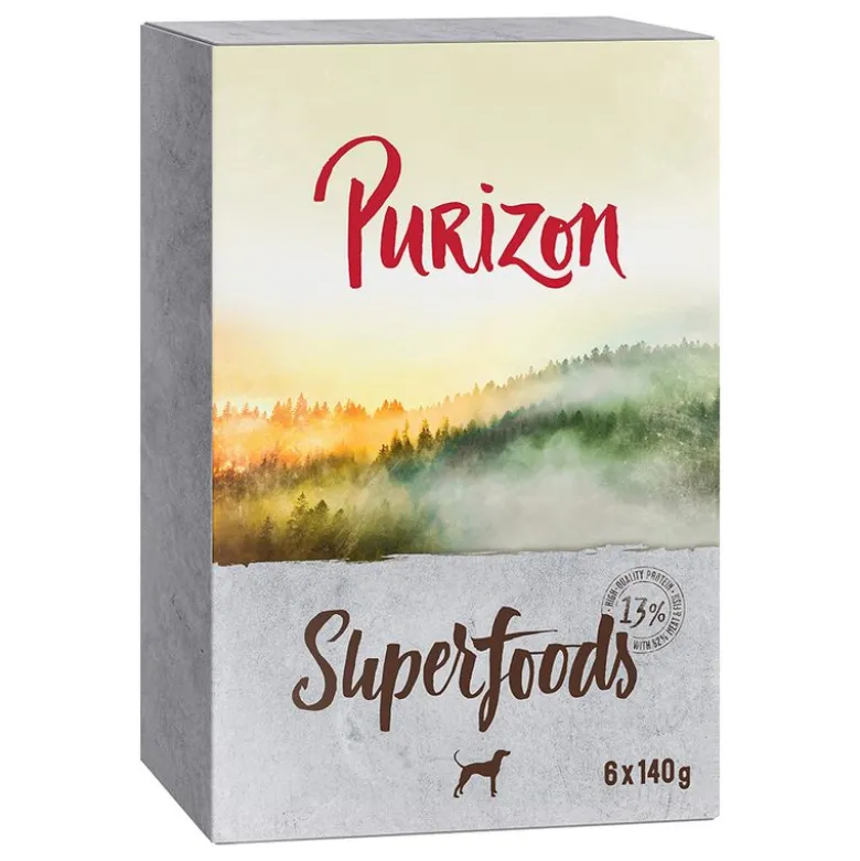 Økonomipakke: 24 x 140 g Purizon Superfoods