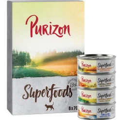 Økonomipakke: 24 x 70 g Purizon Superfoods