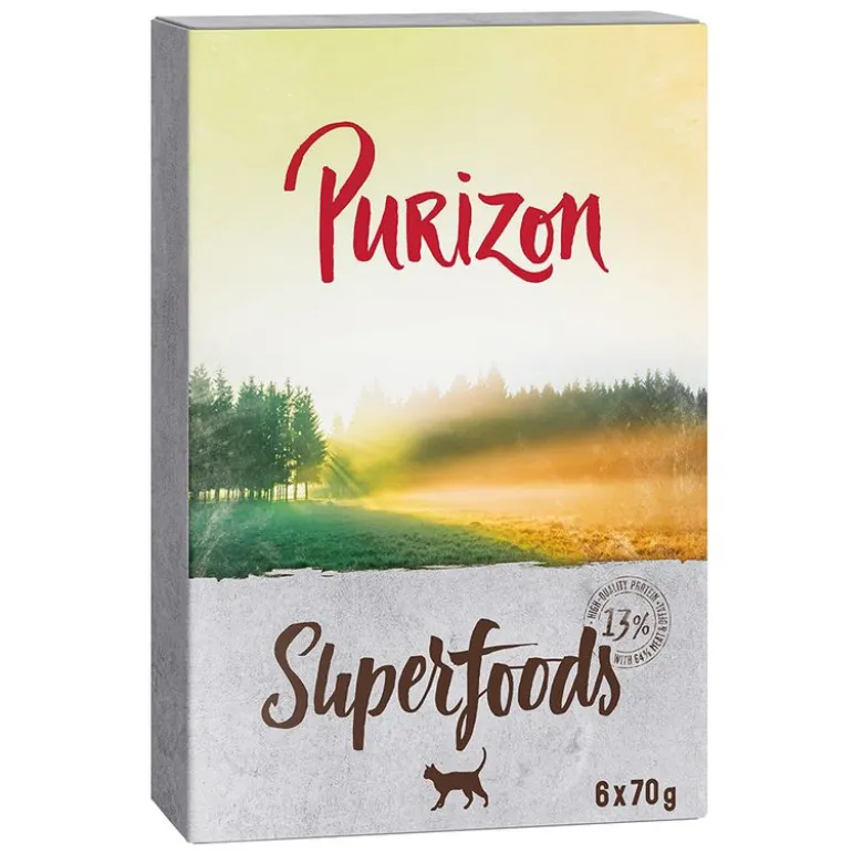 Økonomipakke: 24 x 70 g Purizon Superfoods