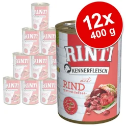 Økonomipakke: 12 x 400 g RINTI Kennerfleisch