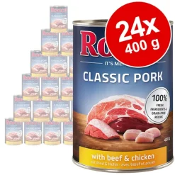 Økonomipakke: 24 x 400 g Rocco Classic Pork