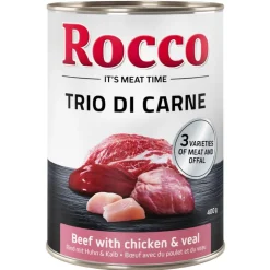 Økonomipakke: 24 x 400 g Rocco Classic Trio di Carne