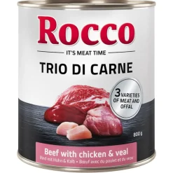 Økonomipakke: 24 x 800 g Rocco Classic Trio di Carne