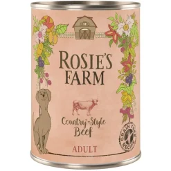 Økonomipakke: 24 x 400 g Rosie's Farm Adult