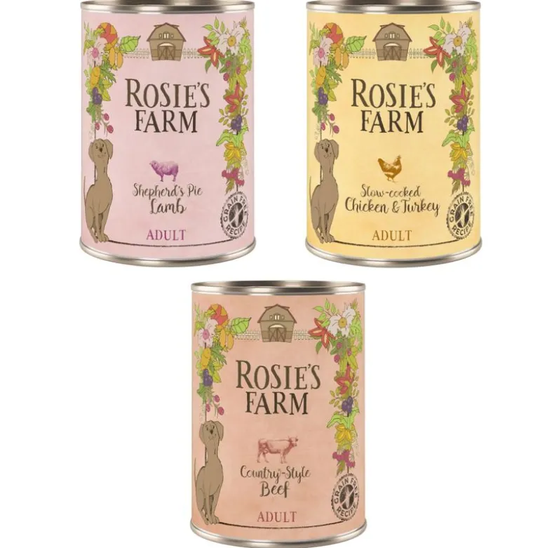 Økonomipakke: 24 x 400 g Rosie's Farm Adult