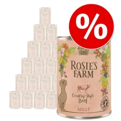 Økonomipakke: 24 x 400 g Rosie's Farm Adult