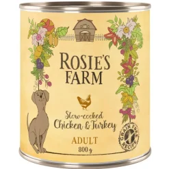 Økonomipakke: 24 x 800 g Rosie's Farm Adult