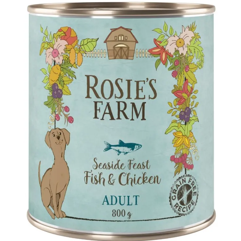 Økonomipakke: 24 x 800 g Rosie's Farm Adult