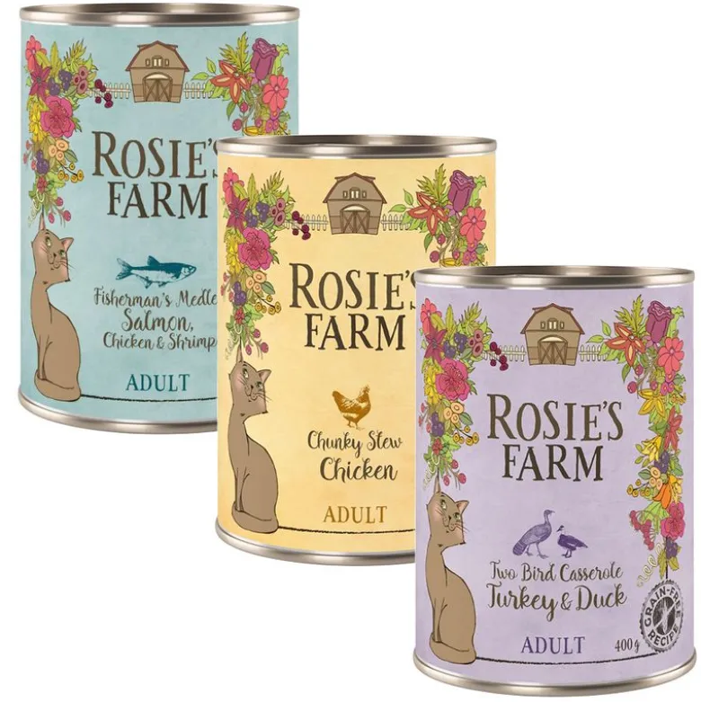 Økonomipakke: 12 x 400 g Rosie's Farm Adult