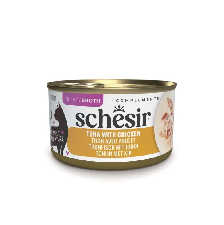 Økonomipakke: 24 x 70 g Schesir Complements i bouillon