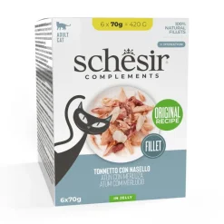 Økonomipakke: 24 x 70 g Schesir Complements Filet i gelé