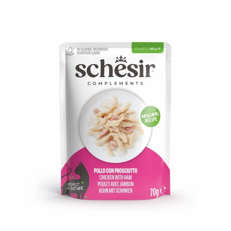 Økonomipakke: 24 x 70 g Schesir Complements Filet i gelé