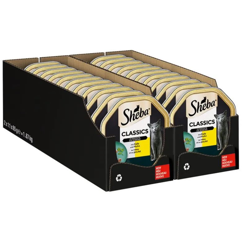 Økonomipakke: 44 x 85 g Sheba bakker