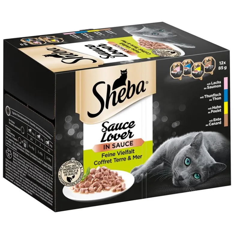 Økonomipakke: 48 x 85 g Sheba bakker "Uimodståelige varianter"