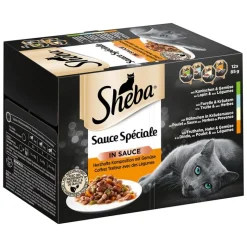 Økonomipakke: 96 x 85 g Sheba bakker "Uimodståelige varianter"