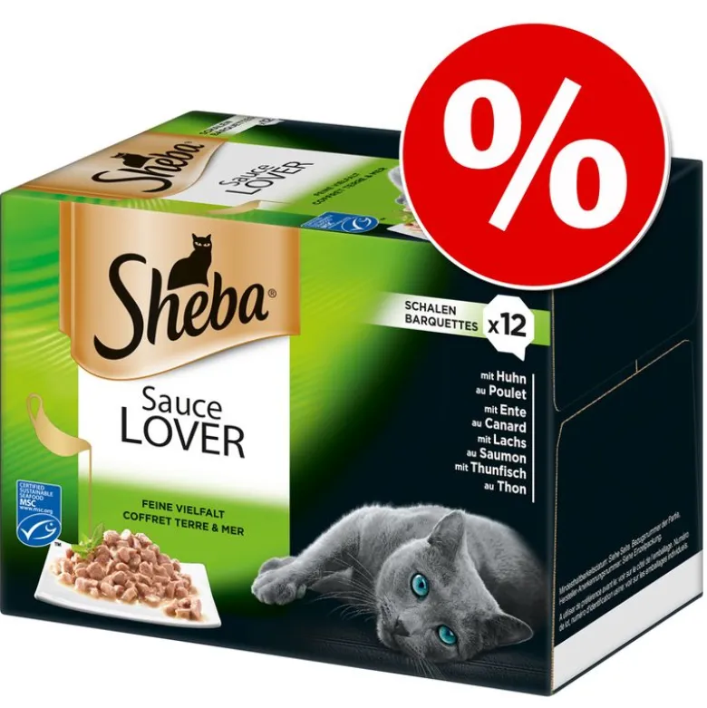 Økonomipakke: 96 x 85 g Sheba bakker "Uimodståelige varianter"
