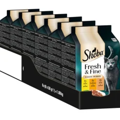 Økonomipakke: 72 x 50 g Sheba Fresh & Fine portionsposer