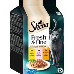Økonomipakke: 72 x 50 g Sheba Fresh & Fine portionsposer