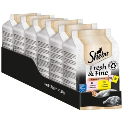 Økonomipakke: 72 x 50 g Sheba Fresh & Fine portionsposer